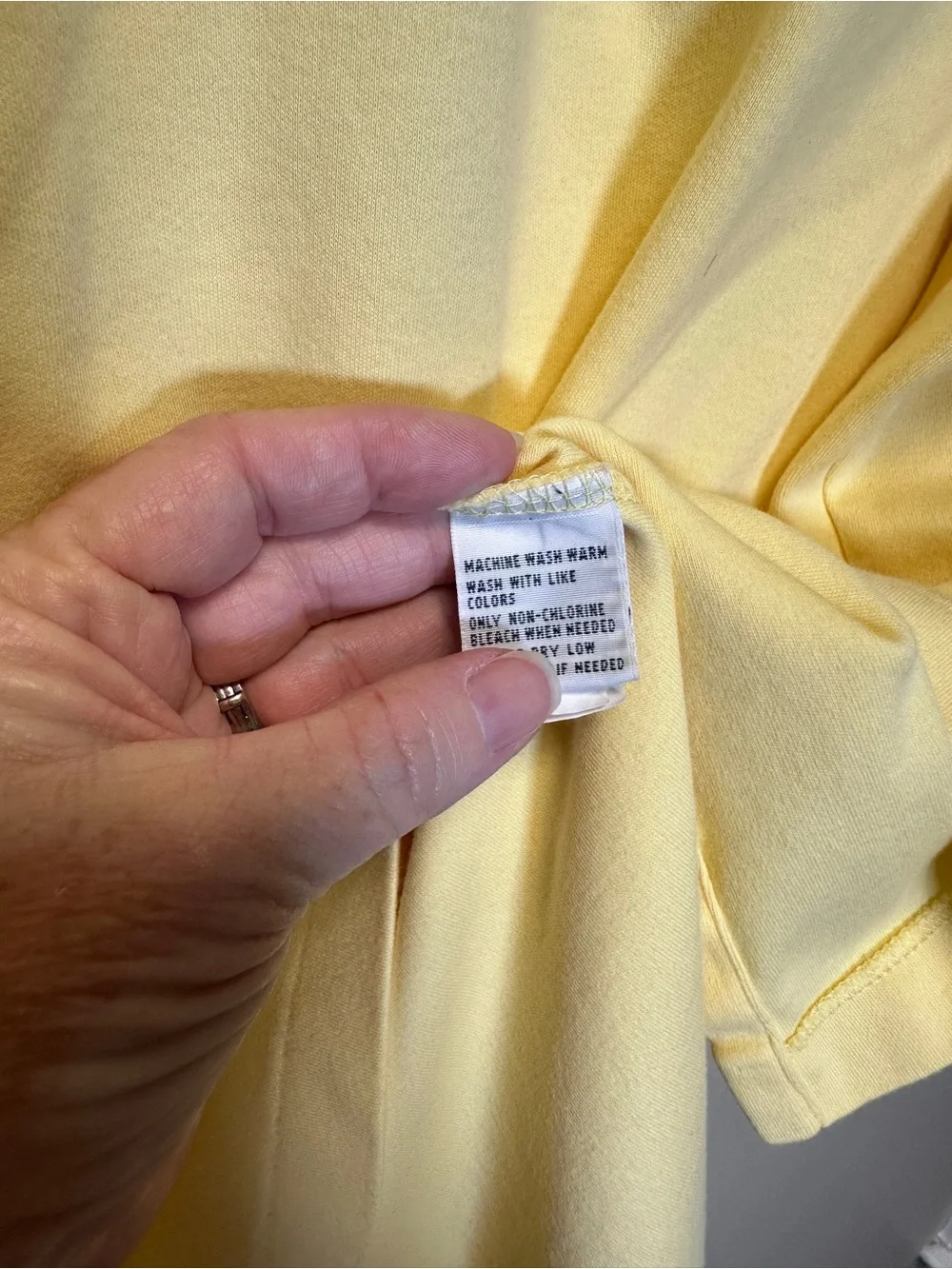 Polo Ralph Lauren Men’s Yellow Polo with Navy Pony Logo Size L